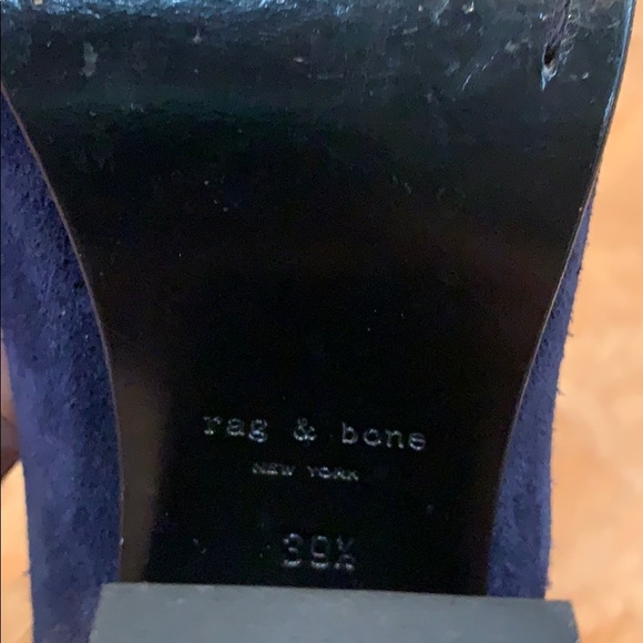 39.5 rag & bone “Harrow” booties in navy EUC - Picture 8 of 8